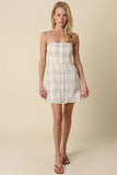 Lisa Button Front Mini Dress