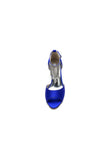 Cocktail Open Toe Tassel Strap Chunky Heels