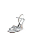 Rhinestone Open Toe Stiletto Heels