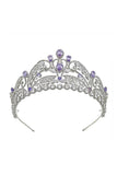 Gold Cubic Zirconia Bridal Tiara