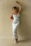 Cordelia Ruffle Floral Maxi Dress