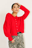 Maci Cardigan in Red