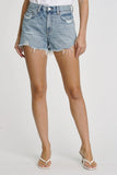 Nova Relaxed High Rise Cut Off Shorts in Bowery