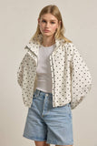 Alessia Polka Dot Pullover Jacket