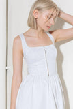 CATCH THE SUN WHITE MIDI DRESS