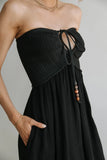 Kyra Crocheted Halter Dress FINAL SALE