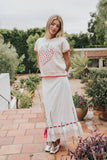 Harlow Embroidered Maxi Skirt