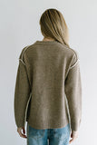 Brea Contrast Sweater FINAL SALE