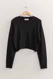 Calli Cropped Knit Sweater