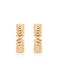 Medium Metal Moderna Hoops