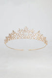 Gold Zirconia Queen Crown