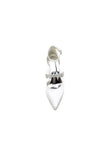 Satin Pointed Toe Rhinestone Strappy Chunky Heels
