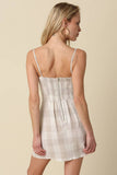 Lisa Button Front Mini Dress