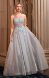 A1478 Weaving Ivy Beaded Gown ANDREA LEO