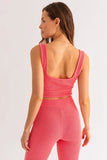 Godiva Crossover Crop Top