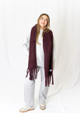 The Stockholm Scarf Cherry Lacquer