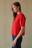 Gabriette Ribbed Knit Cardigan
