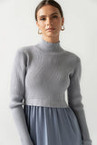 Zeda Midi Dress in Blue FINAL SALE