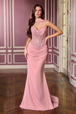 Faith Gown Fitted Dress With Scarf
