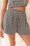 Elsa Printed Elastic Short