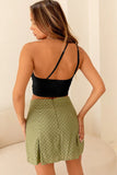 Aaron One Shoulder Ruched Top