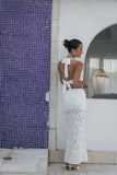 Manon Halter Cowl Crop Top