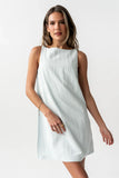 Aria Mini Dress in Blue