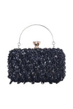 Womens Beaded Sequined Evening Clutch Bags