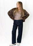 Pistola Beau Seamed Crescent Jean
