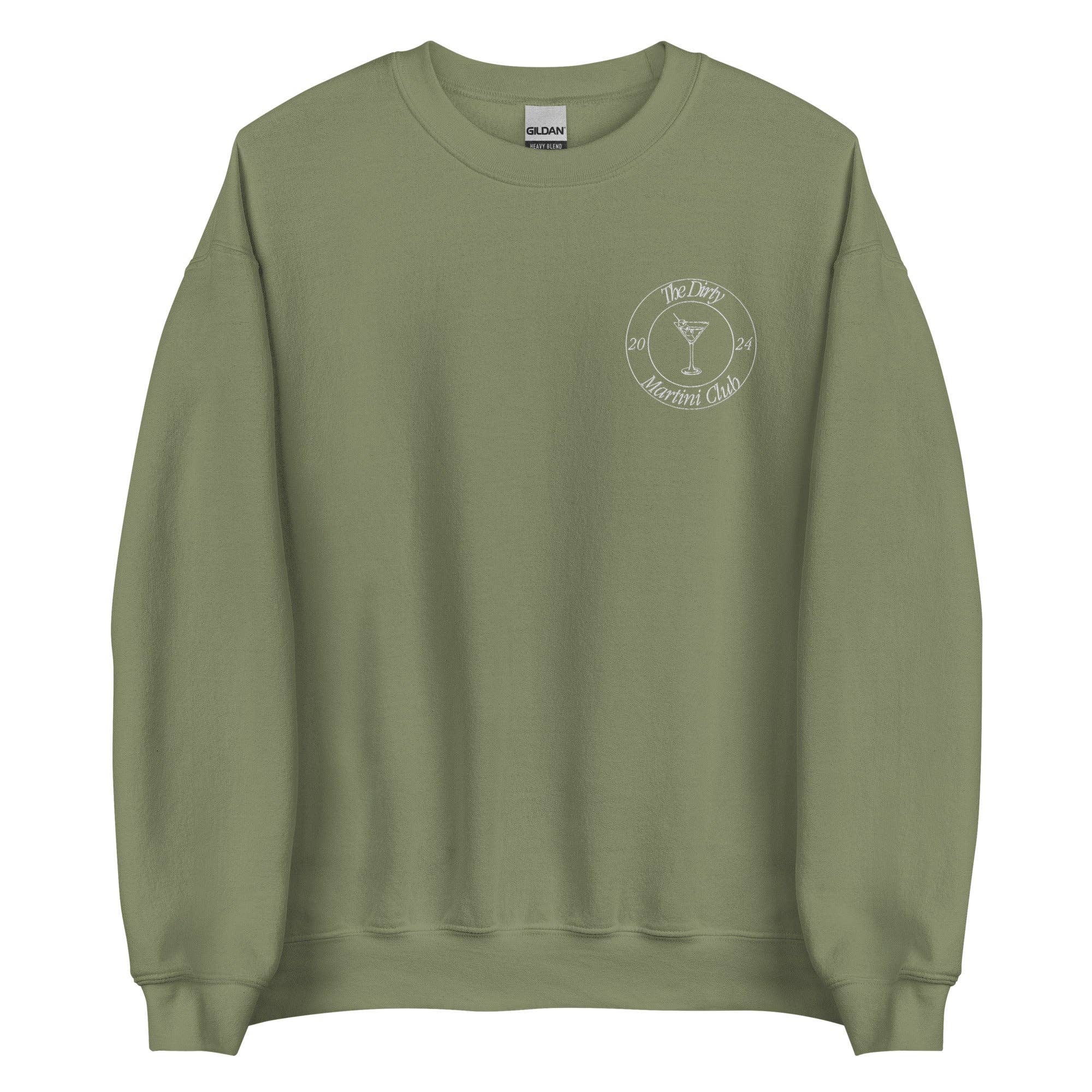 Dirty Martini Club Sport Crew Olive