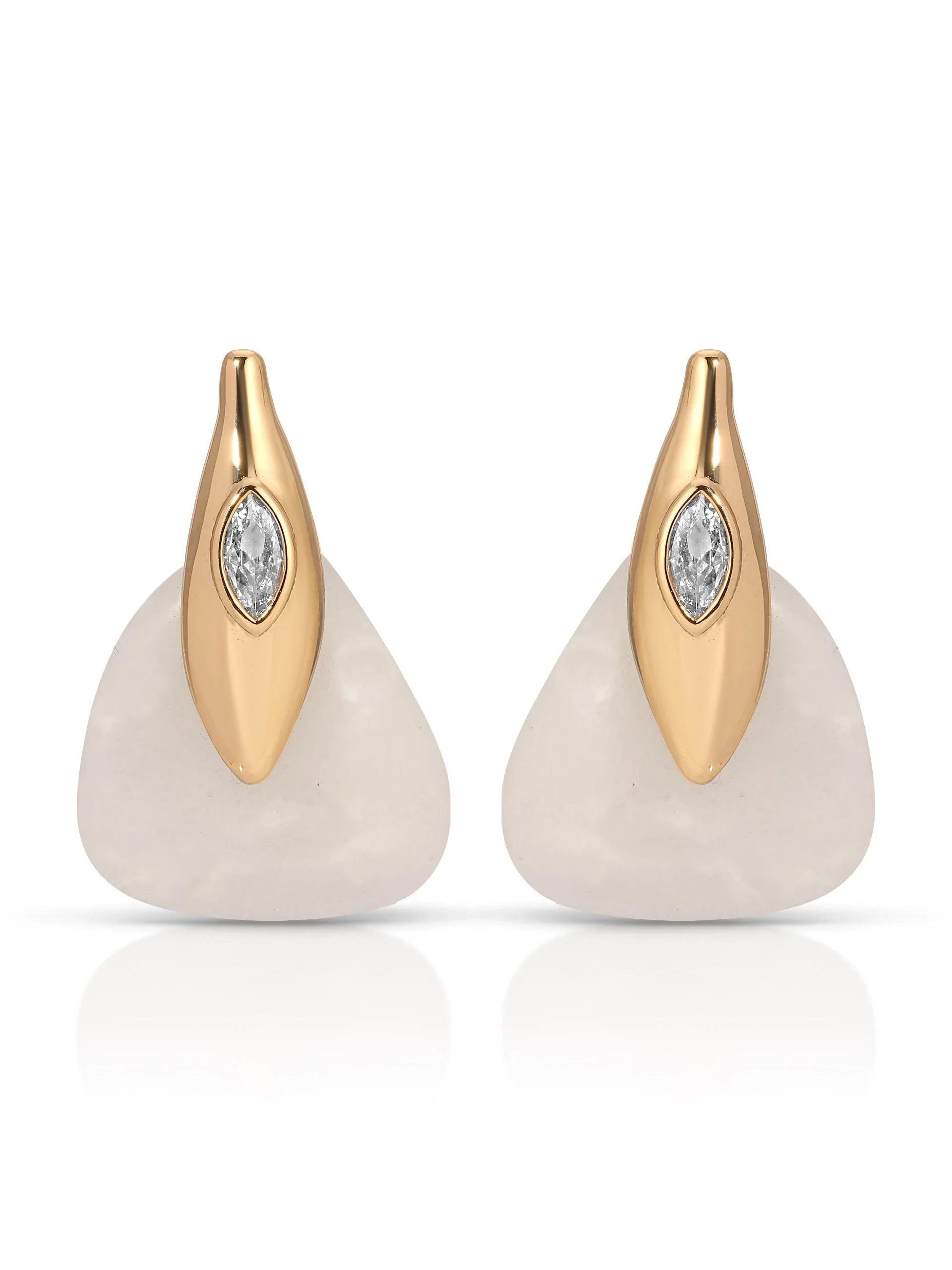 Solstice Earrings in Bone