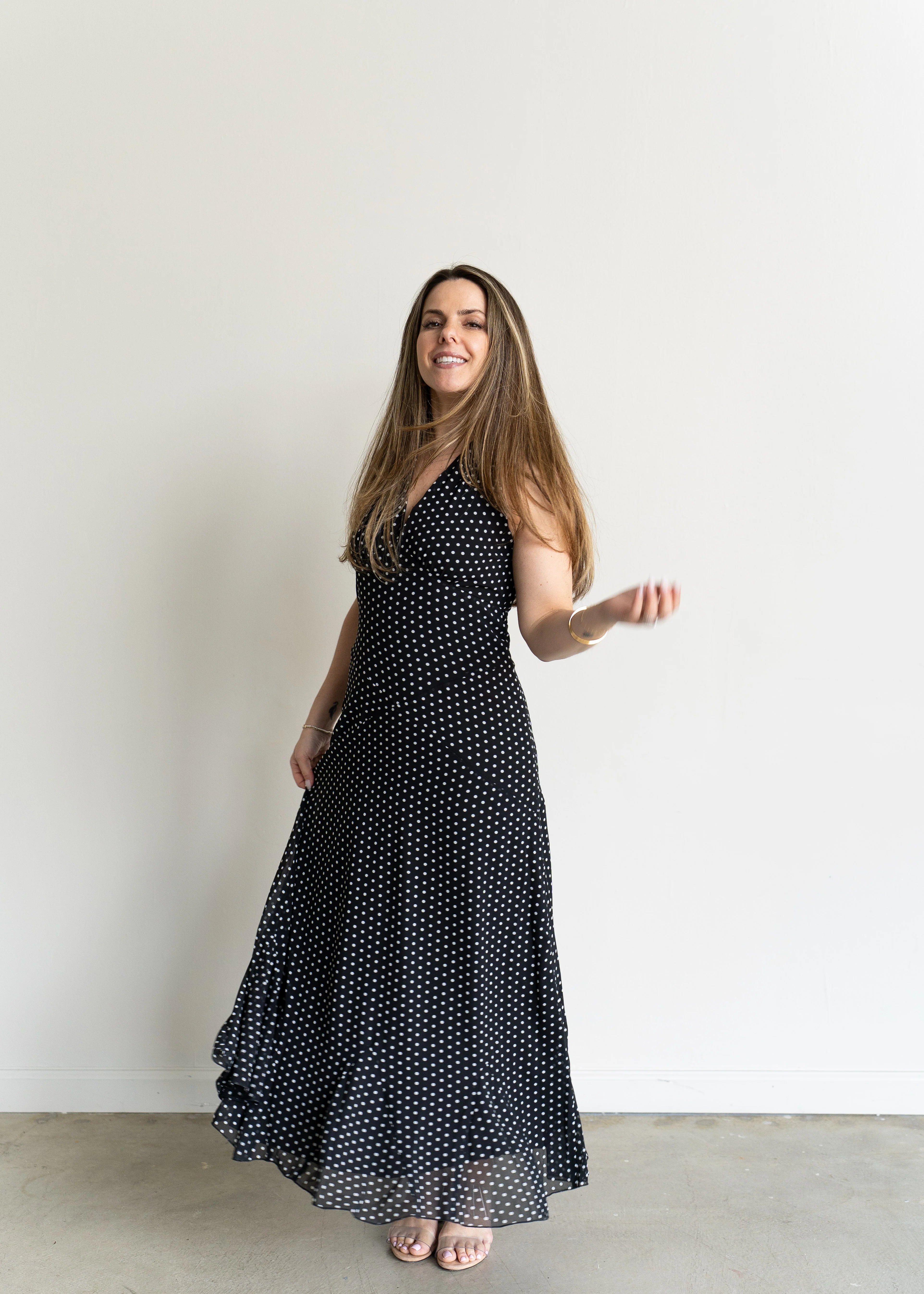 Angelina Polka Dot Dress