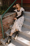 Cece Smocked Embroidered Dress FINAL SALE