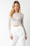 Alexis Sheer Top