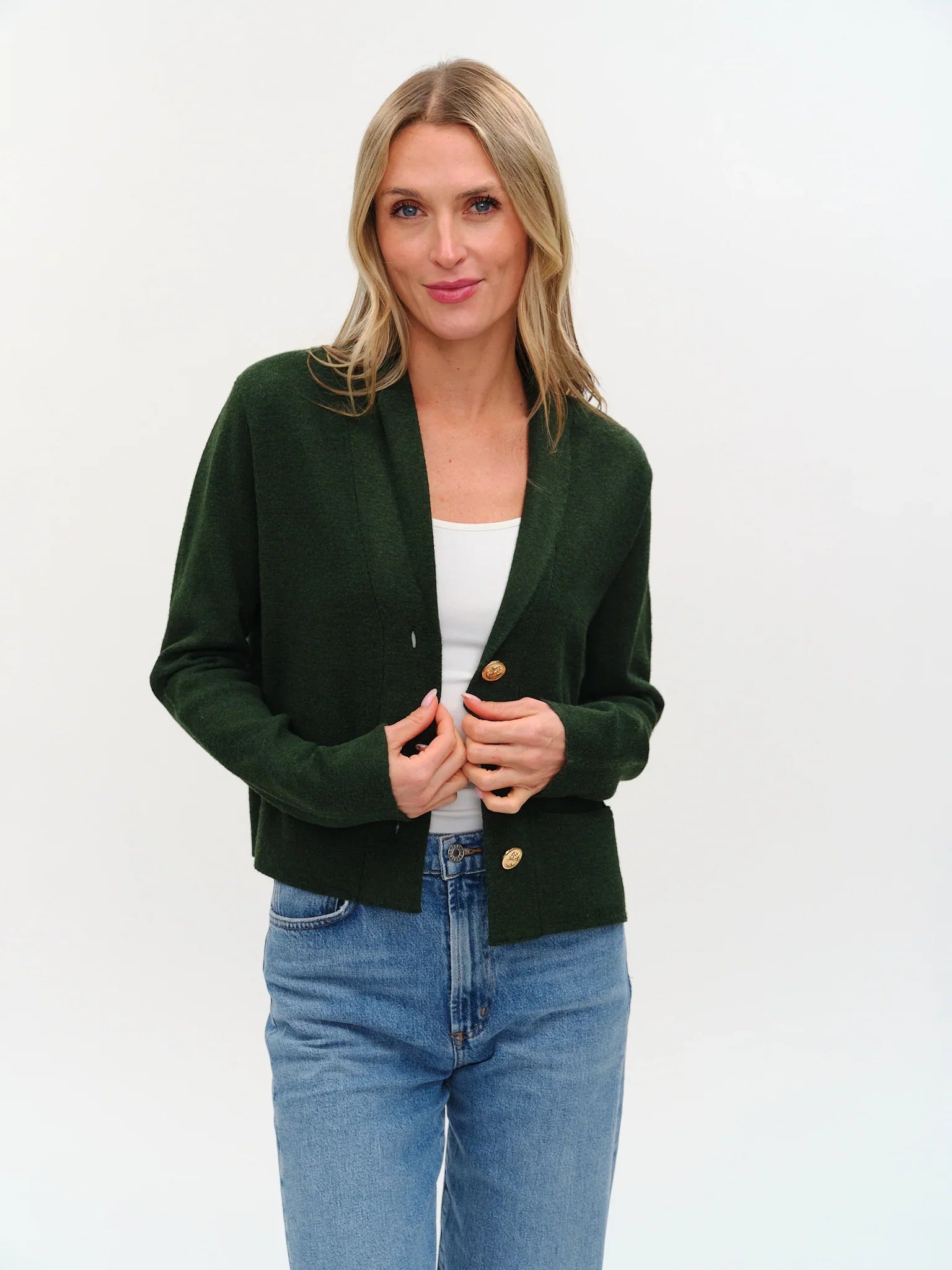 Lynn Shawl Lapel Knit Blazer
