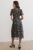 Sofia Midi Dress in Black FINAL SALE