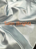 Simple A Line Round Neck Black Satin Long Bridesmaid Dresses