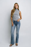 Eliza Studded Flare Jeans