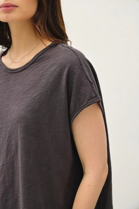 Zia Exposed Seam Top