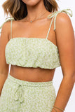 Sharon Floral Crop Top