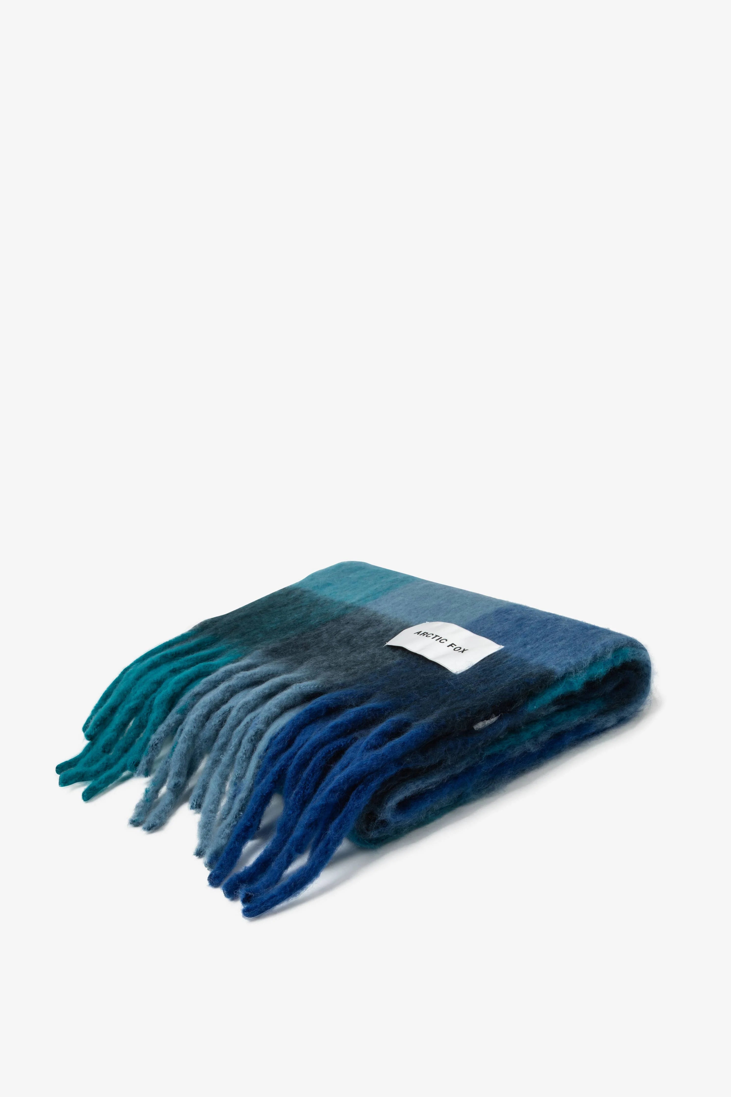 The Reykjavik Scarf Blue Check