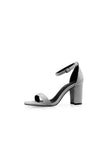 Outdoor Peep Toe Chunky Heel Suede Shoes With Ankle Strap Buckle