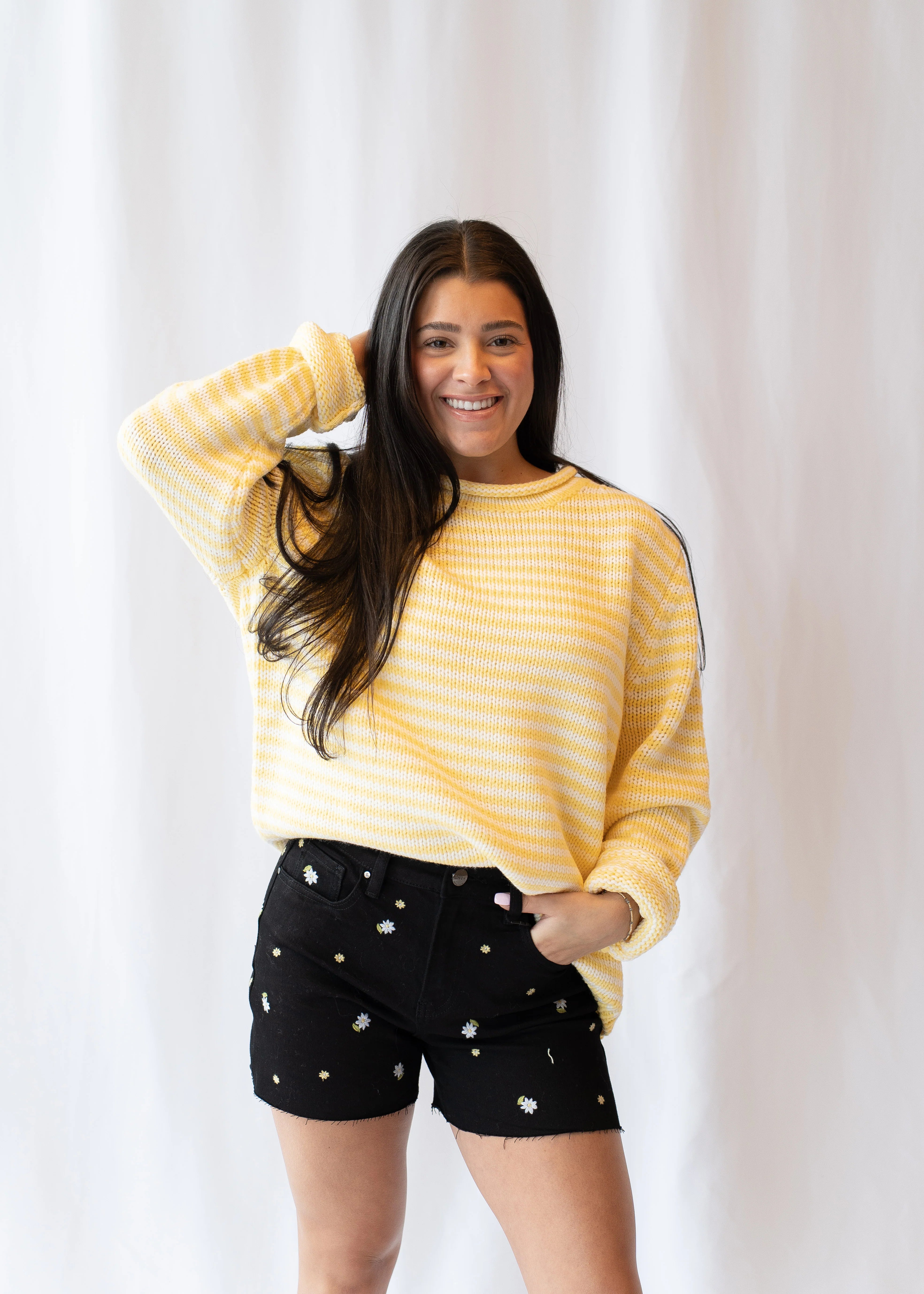 June Striped Knit Sweater