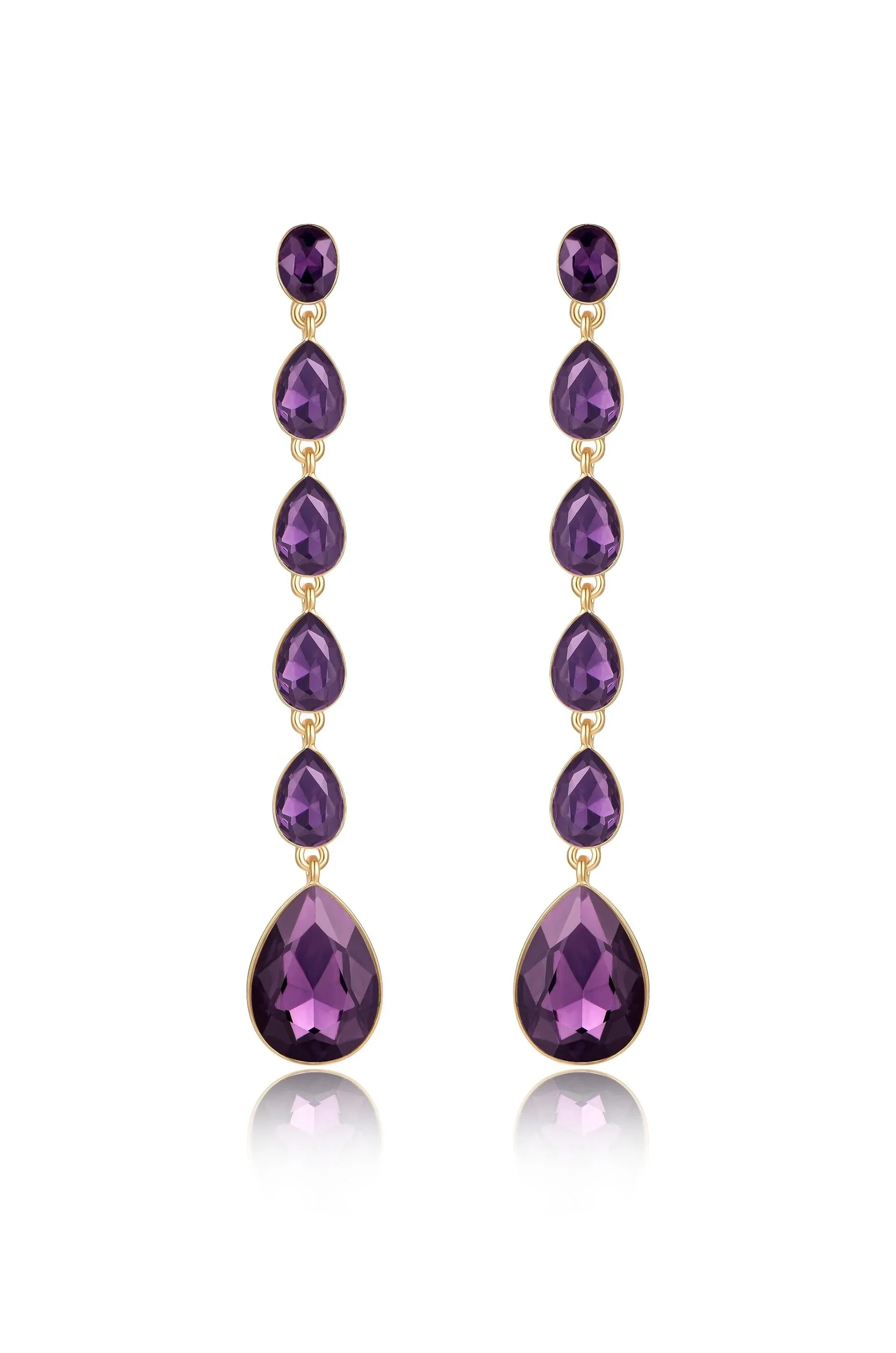 Crystallized Drop Earrings