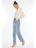 Candace Cross Front Straight Leg Jean