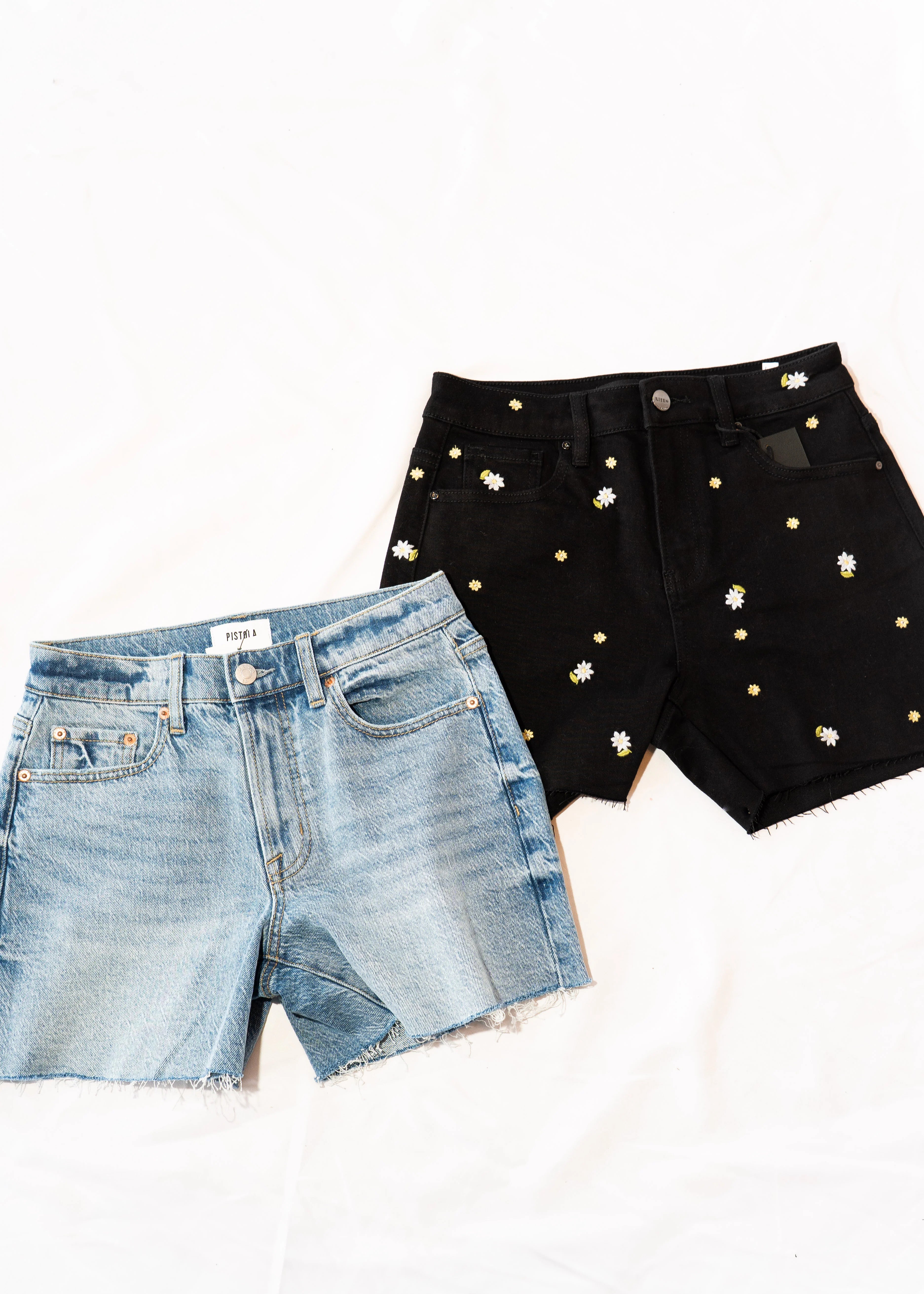 Daisy High Rise Jean Shorts