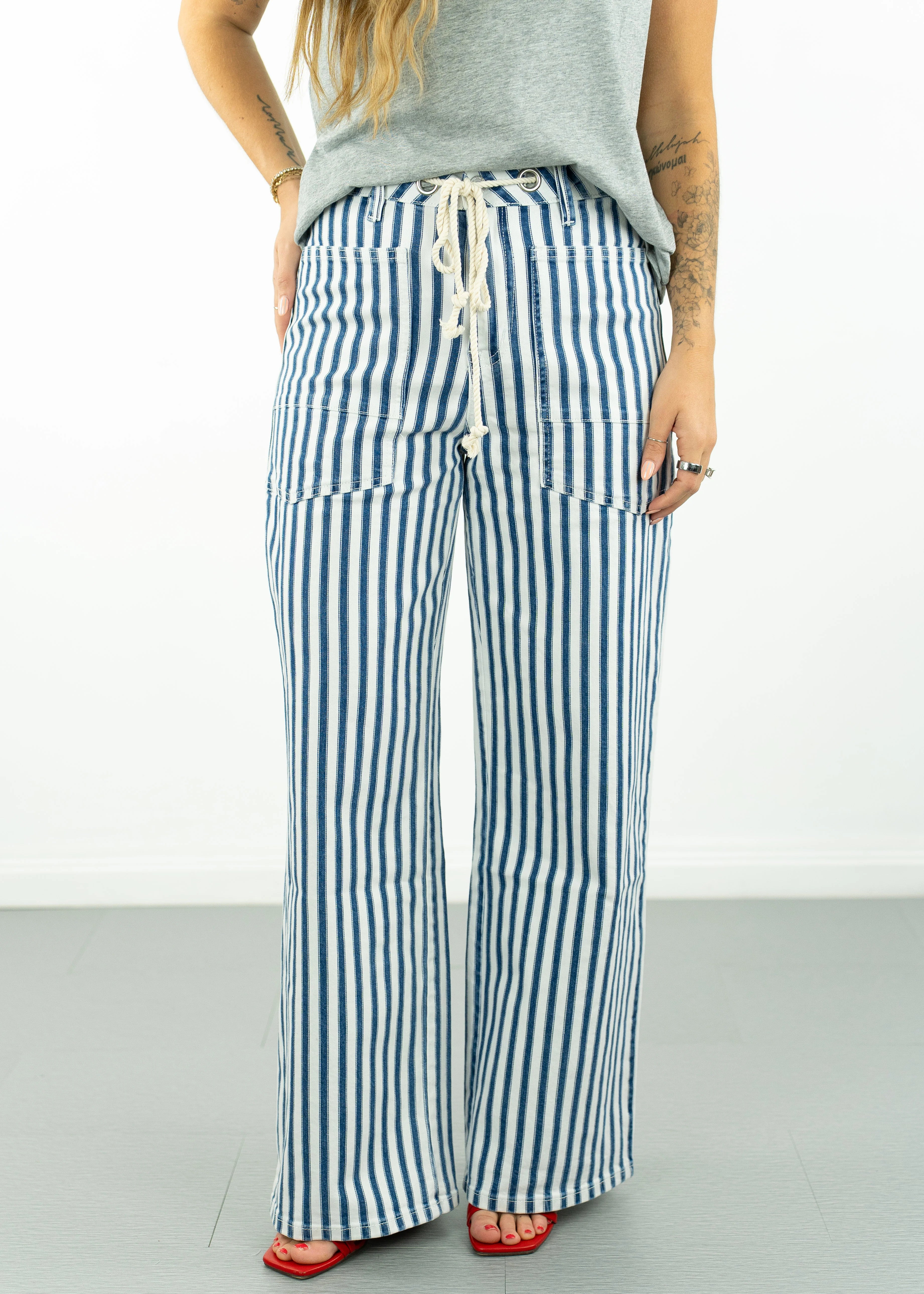 Tamsin Wide Leg Woven Pant