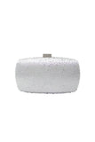Womens Rhinestones Evening Clutch in Satin