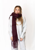The Stockholm Scarf Cherry Lacquer