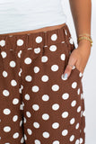 Carina Polka Dot Straight Leg Pants